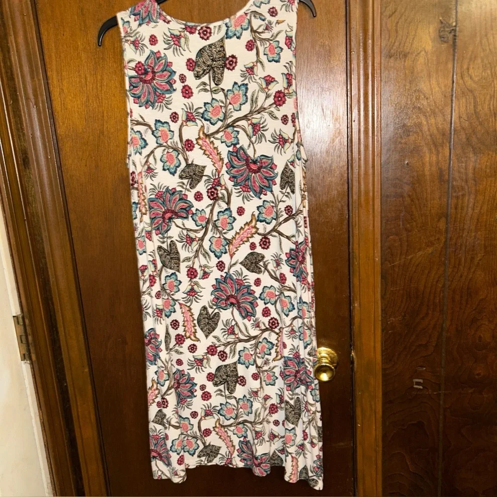 J Jill Print Dress Size Large Bust 45” worn Once Has Pockets! - Picture 5 of 5